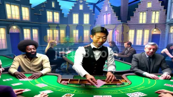 A live casino is an online casino where players can engage in traditional casino games like blackjack, roulette, baccarat, and more, but with a live dealer.