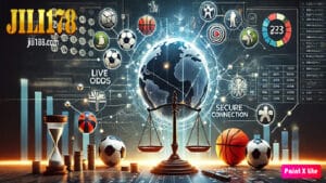 Ang larawan ay graphic na may bola ng iba"t ibang sports