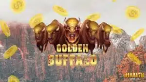 Ang larawang ito ay pinapakita ang Golden Buffalo Slot Online na laro